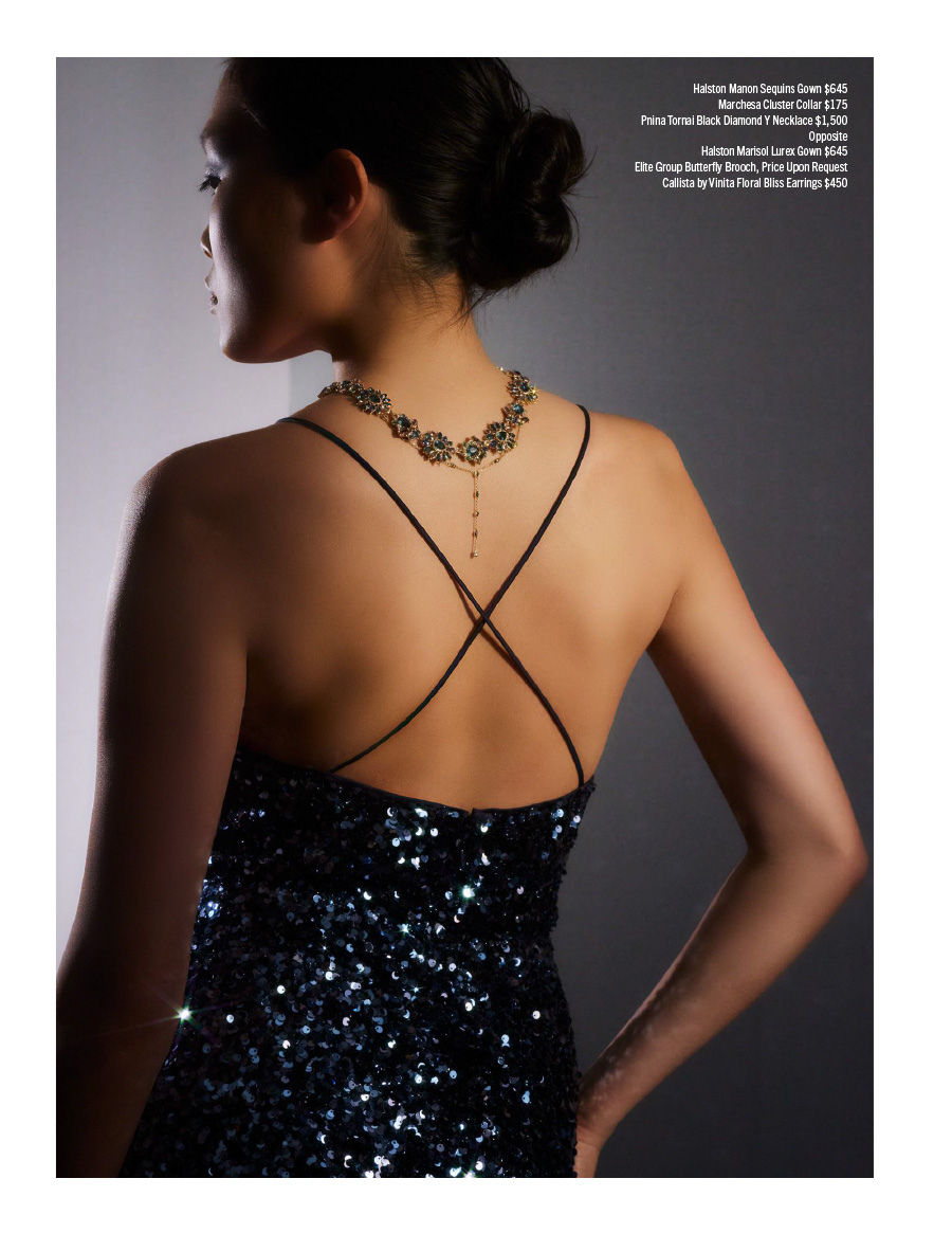 Editorial of AC Magazine: The Jewelry Issue Summer 2025, Featuring Marchesa Cluster Collar