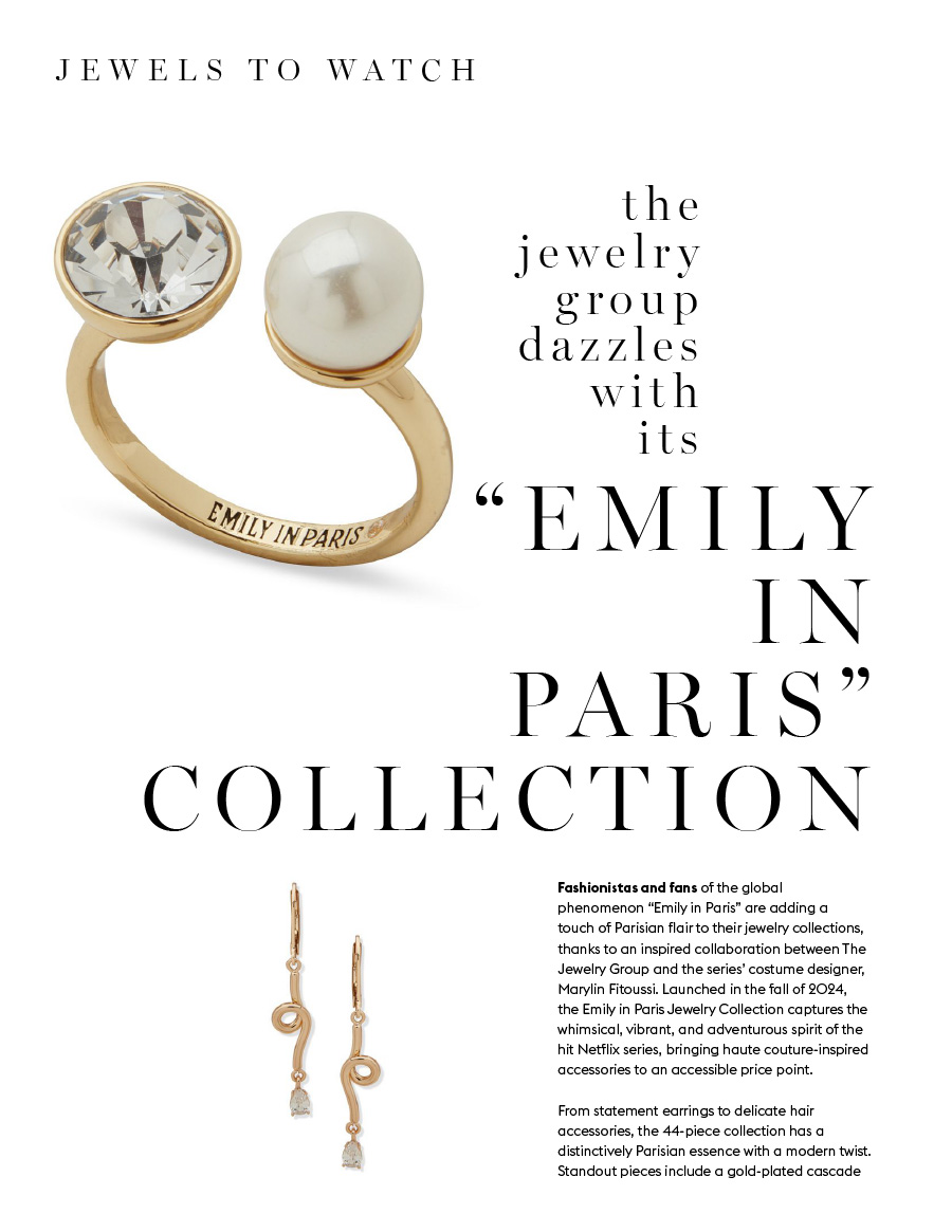 Editorial of AC Magazine: The Jewelry Issue Summer 2025, Featuring Emily in Paris Jewelry Collection Launch