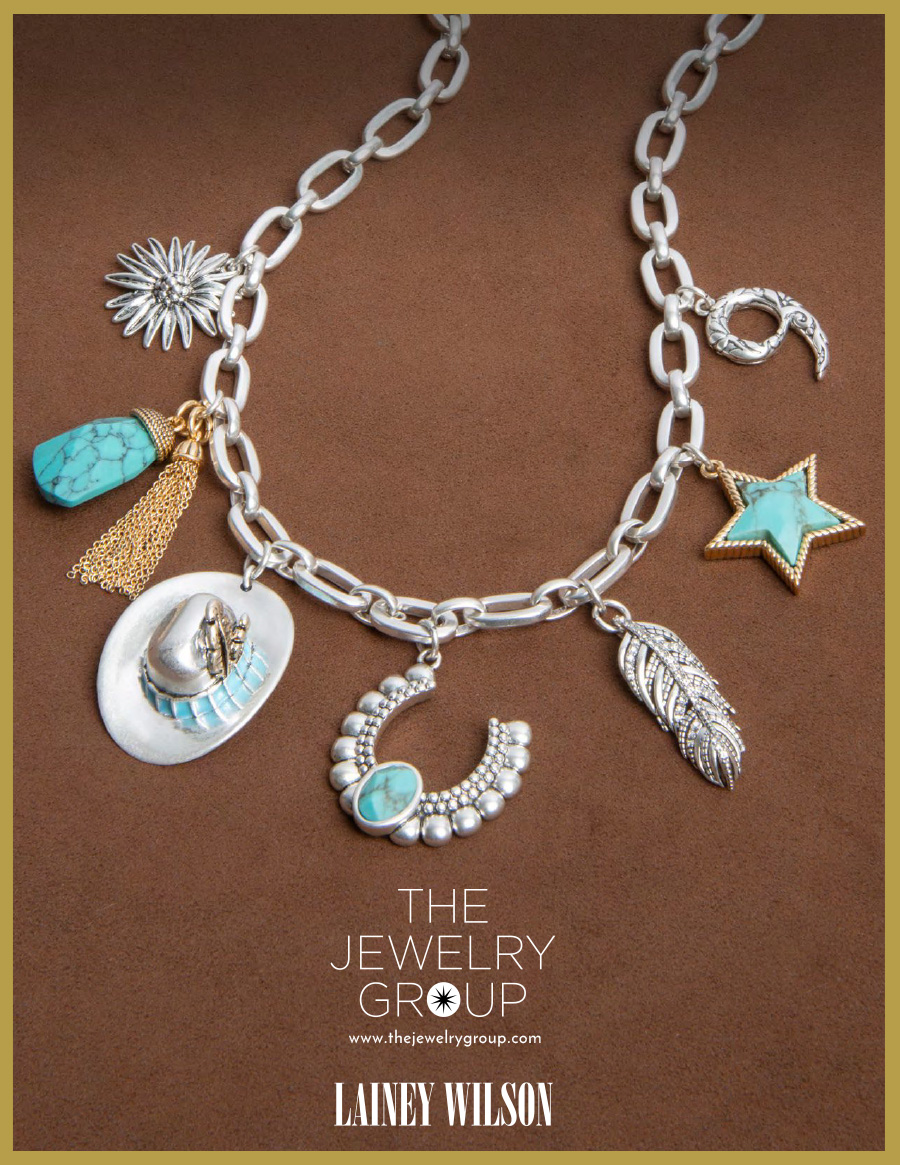 Editorial of AC Magazine: The Jewelry Issue Summer 2025, Featuring Lainey Wilson Jewelry Ad
